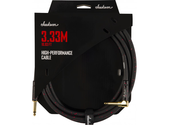 Cabo Jackson® High Performance Cable, Black and Red, 10.93' (3.33 m)